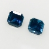Blue Sapphire-5.5mm-Pair-Square Emerald-SPS
